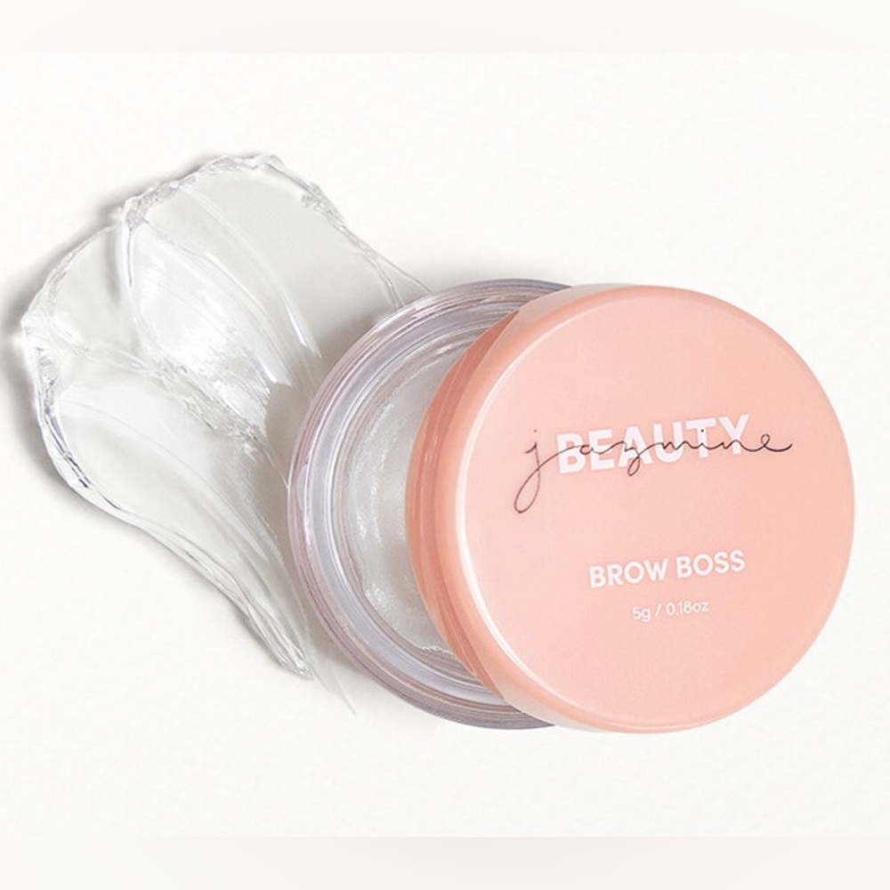 JAZMINE BEAUTY Brow Boss - Clear Brow Styling Wax • Deluxe Mini 5g / 0.18oz